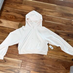 PacSun Quarter Zip Cream Jacket, Women’s size Small